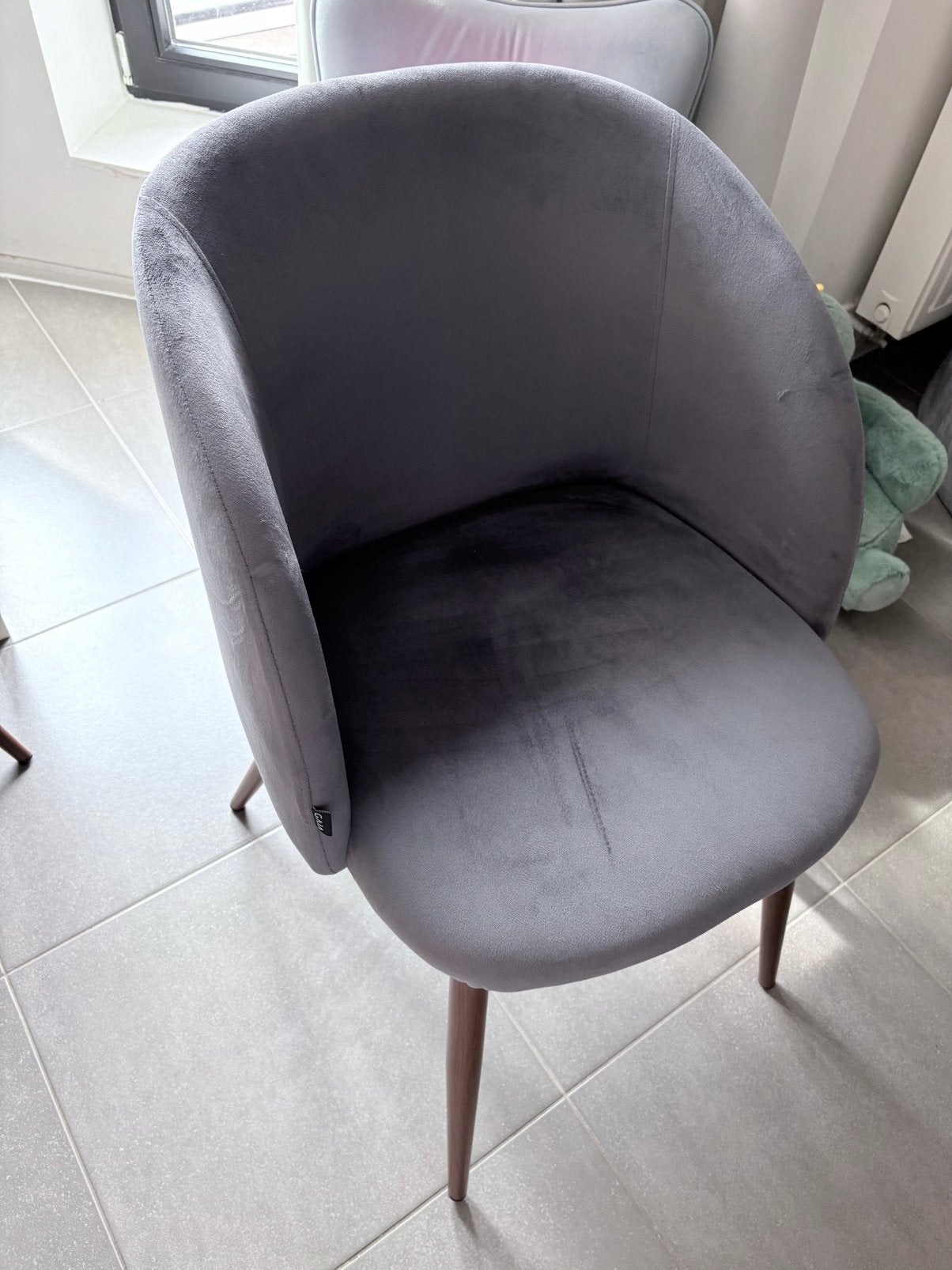 Velvet Eetkamerstoelen, Huis en Inrichting, Ophalen, Zo goed als nieuw