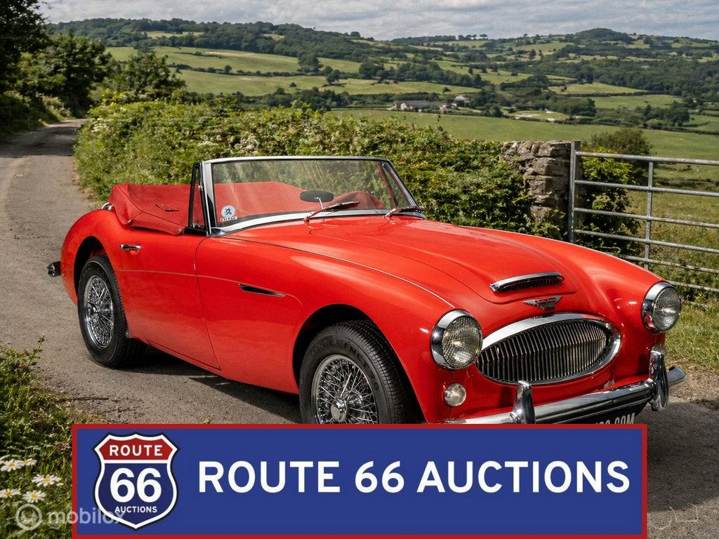 Austin Healey 3000 MK3 | 1966 | Route 66 Auctions, Auto's, Oldtimers, Bedrijf, Te koop, Austin, Benzine, Overige carrosserie, Handgeschakeld