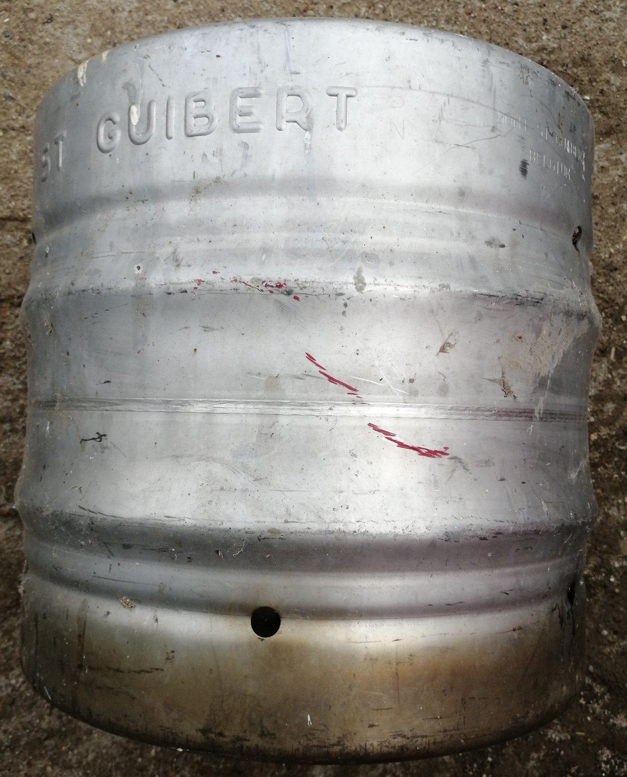 biervat Mont St Guibert 1984 aluminum, Ophalen, Gebruikt, Overige typen, Overige merken