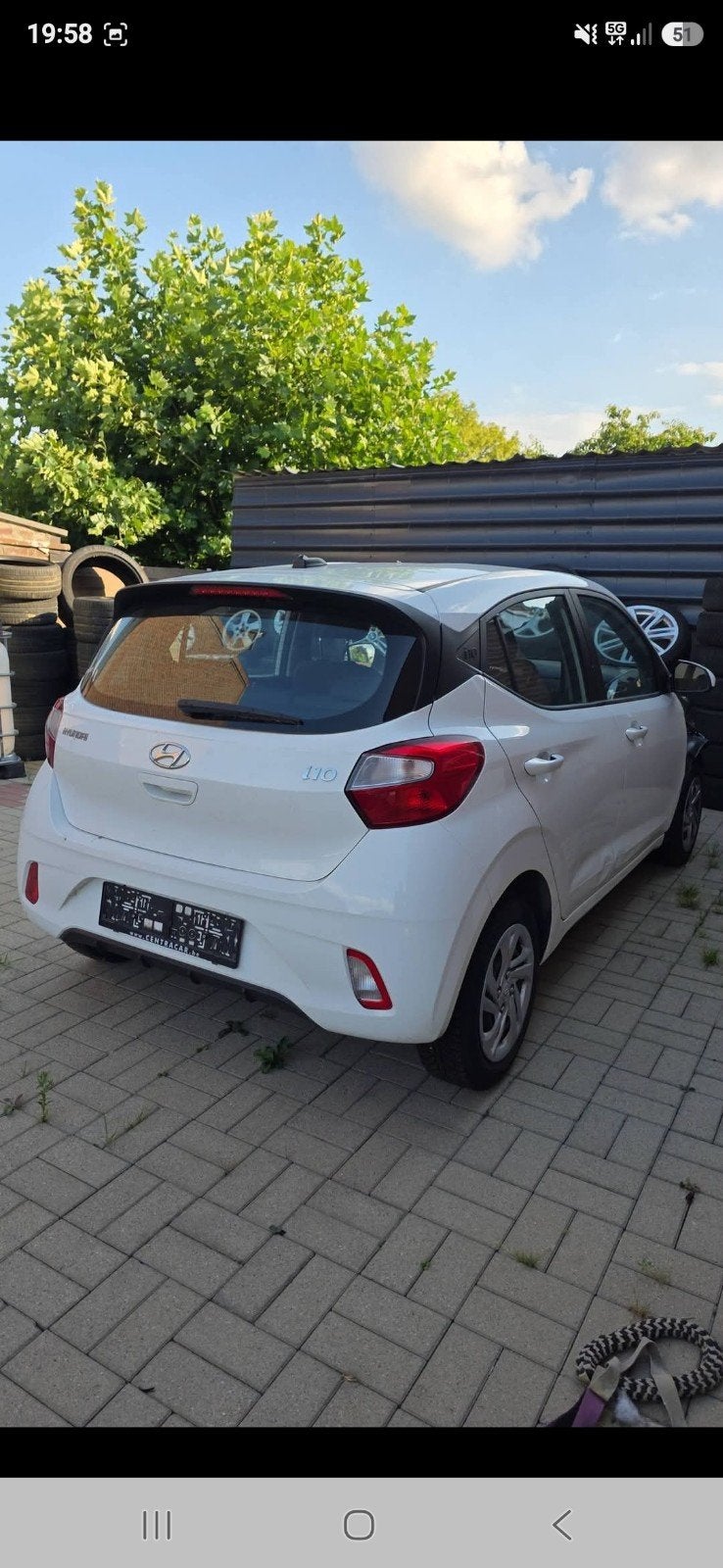 Hyundai i10 accidentée  2022 88000km, Auto's, Bedrijf, Te koop, I10