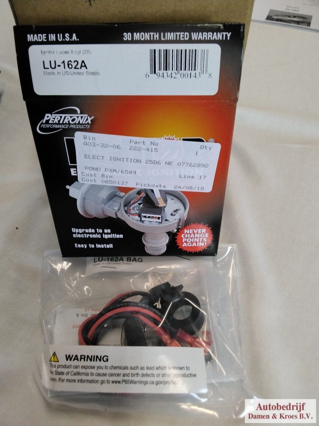 Ombouw elektrische ontsteking Austin Healey 222-415, Neuf, -, -, -