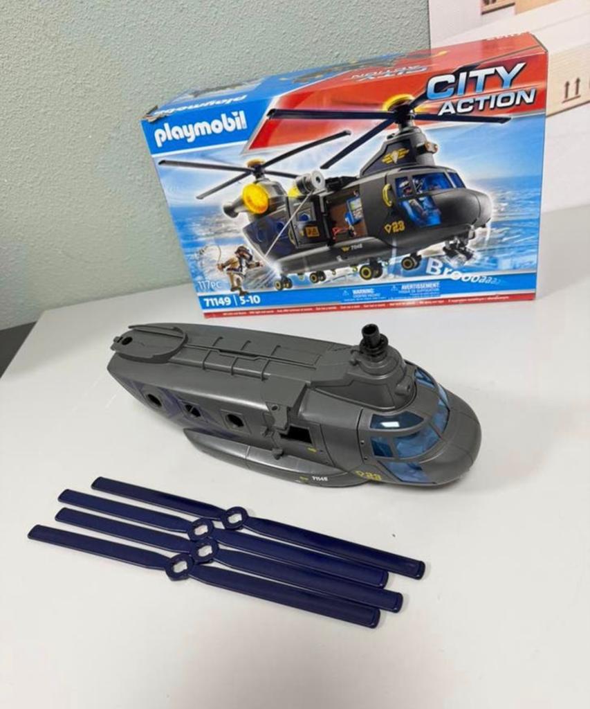 Playmobil 71149 Carrosserie d'hélicoptère séparée Action, Enlèvement ou Envoi, Comme neuf, Playmobil en vrac