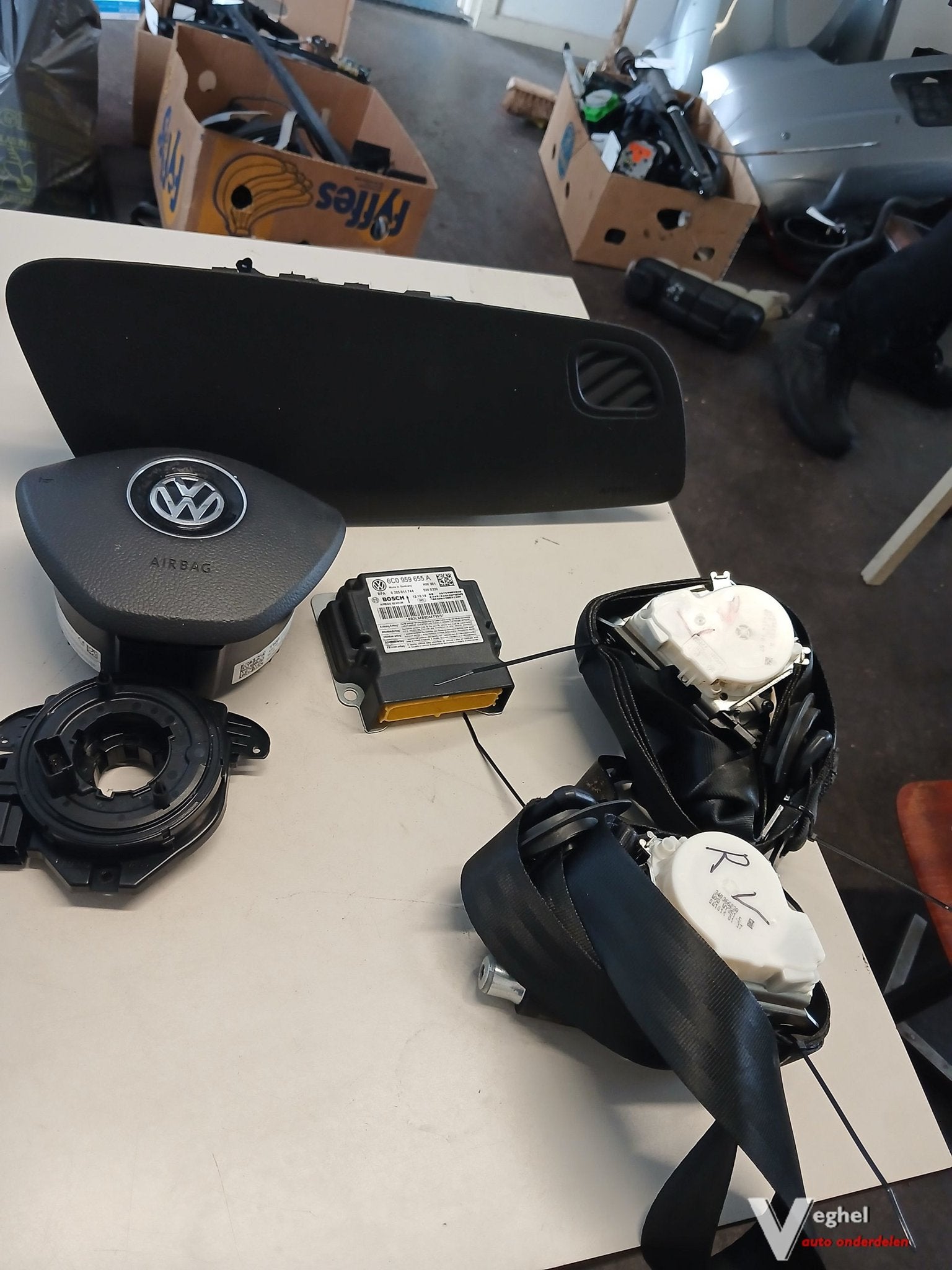 VW Polo 5drs 1.4TDI Airbagset '14, Gebruikt, -, -, Ophalen of Verzenden