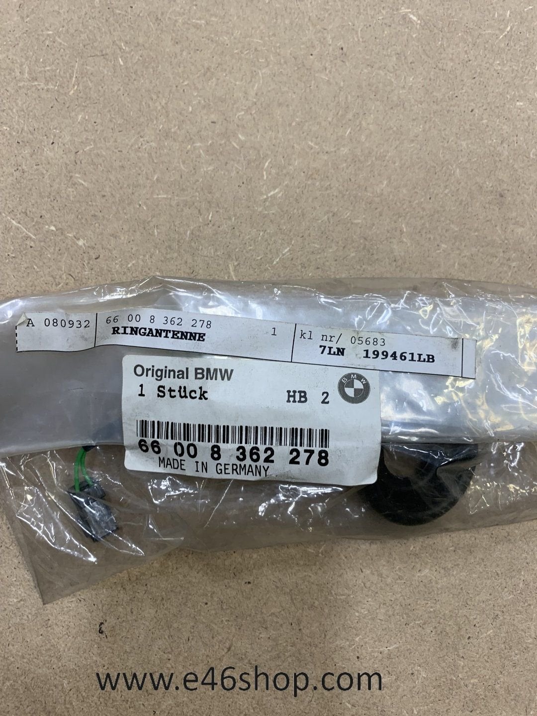 Sleutel ring antenne BMW E31 E34 E38 E39 oe 66008362278, Autos : Divers, Autoradios, Enlèvement ou Envoi