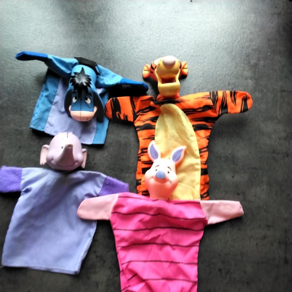Winnie the pooh Disney handpoppen, Verzamelen, Ophalen of Verzenden
