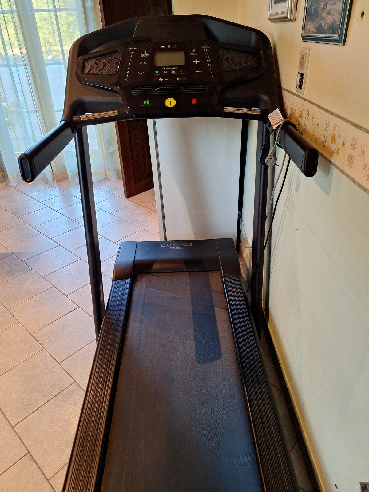 Tapis de course Domyos T900C, comme NEUF, très peu servi., Enlèvement