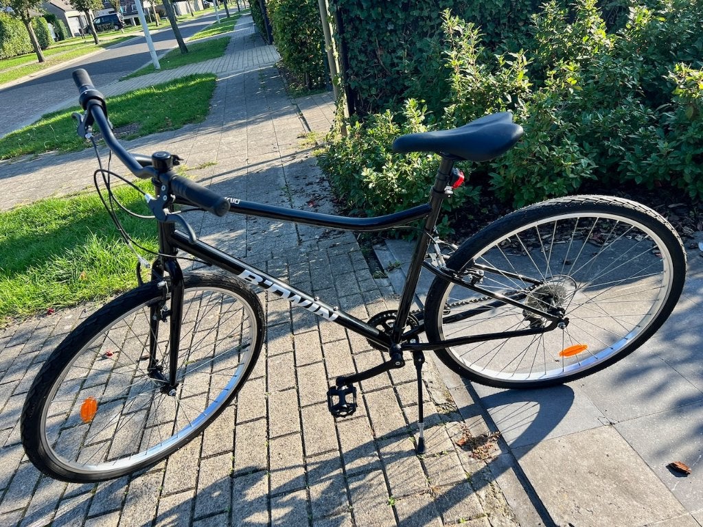 B'TWIN Riverside 100 – zo goed als nieuw, Vélos & Vélomoteurs, Btwin Riverside, Frein sur jante, 24 pouces ou plus, Enlèvement
