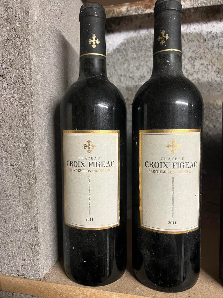 Château Croix FIGEAC st emilion grand cru 2011, Enlèvement, Comme neuf