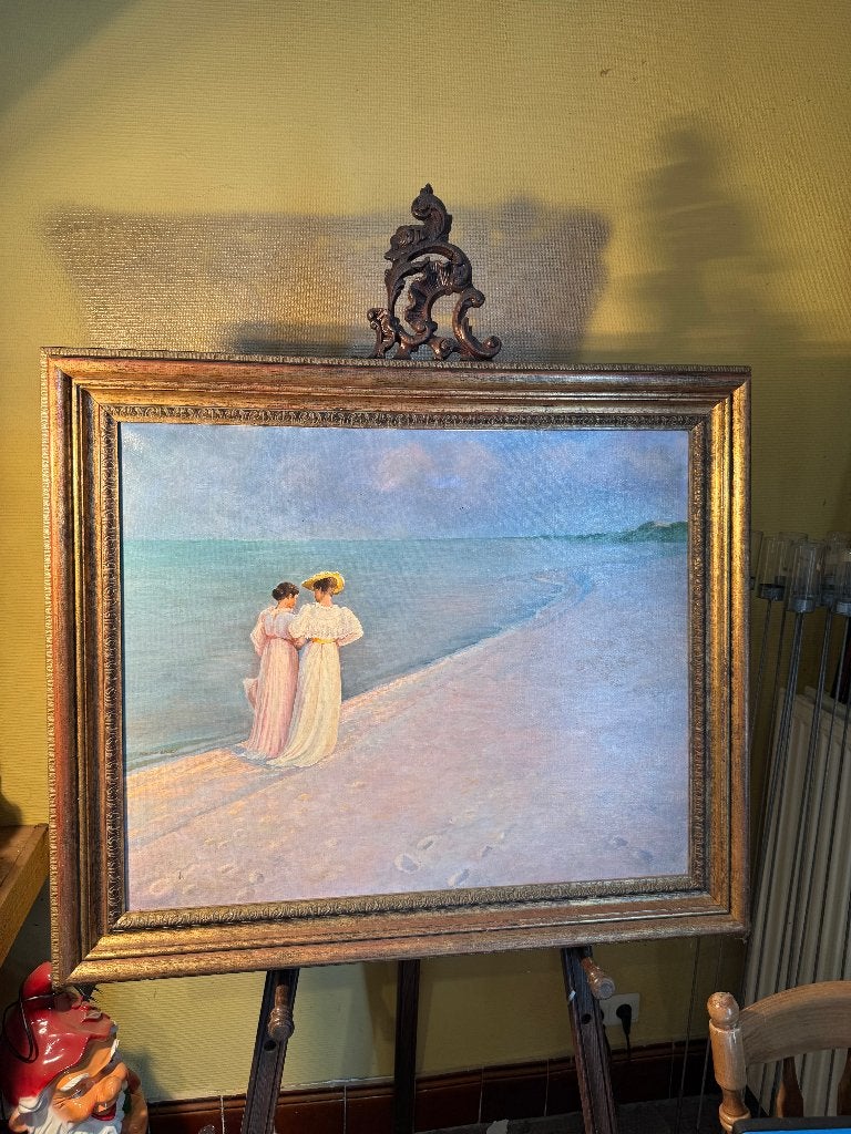 Schilderij meisjes op het strand, Enlèvement