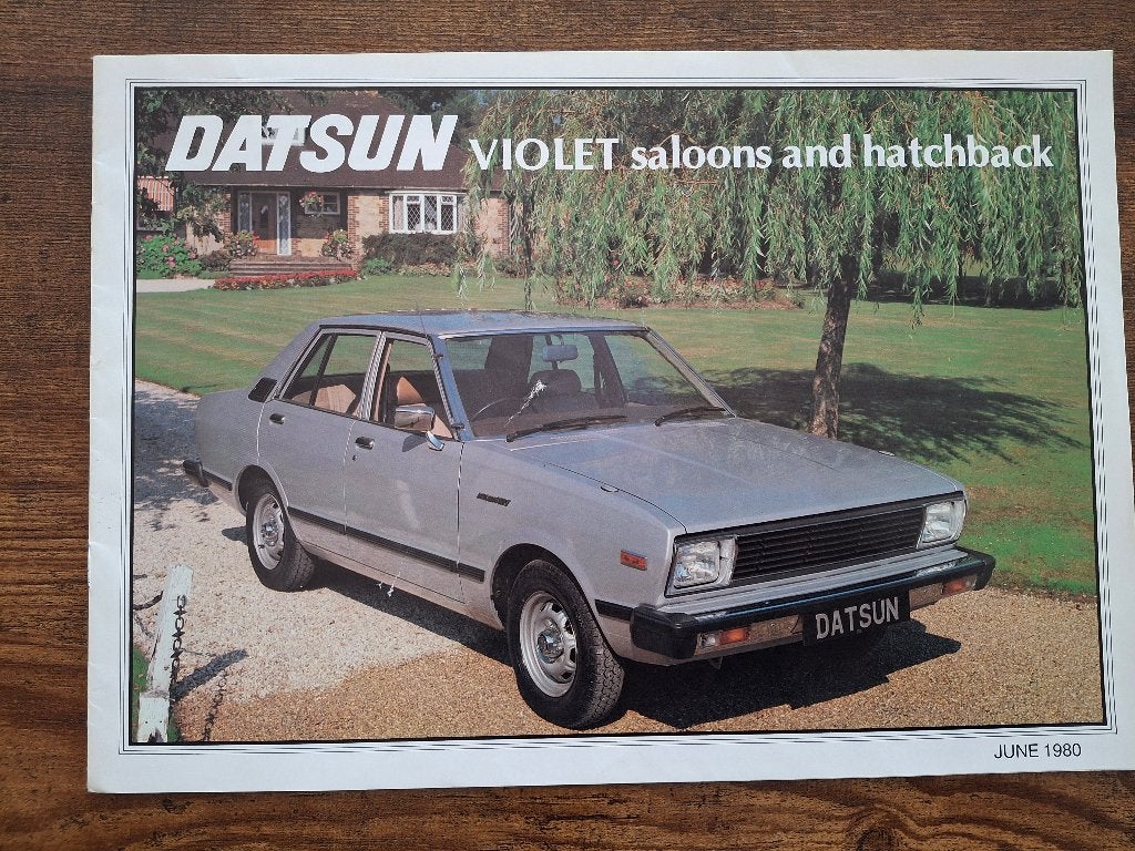 DATSUN  VIOLET   JUNI 1980, Ophalen of Verzenden, Zo goed als nieuw, Overige merken