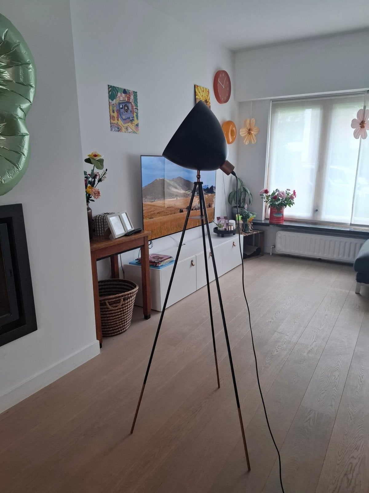 Staanlamp warme gloed, Maison & Meubles, Lampes | Lampadaires, Enlèvement, Utilisé