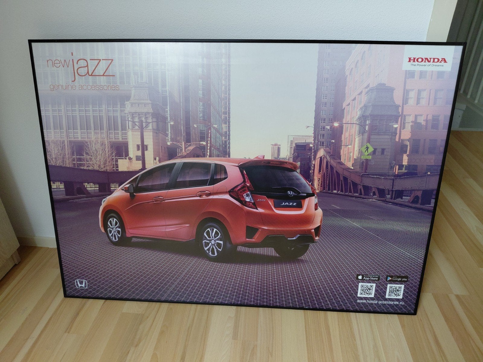 Honda Jazz poster, Huis en Inrichting, Ophalen, Gebruikt, Foto of Poster
