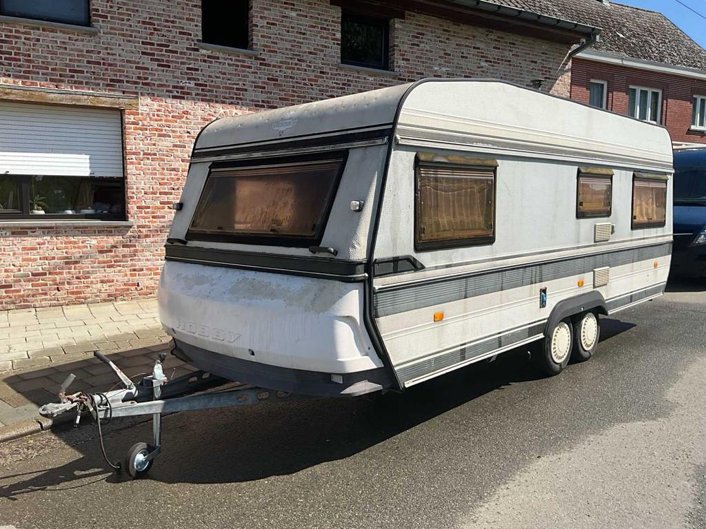 1987 Hobby 555 T - Caravan, Caravanes & Camping, Entreprise, Hobby