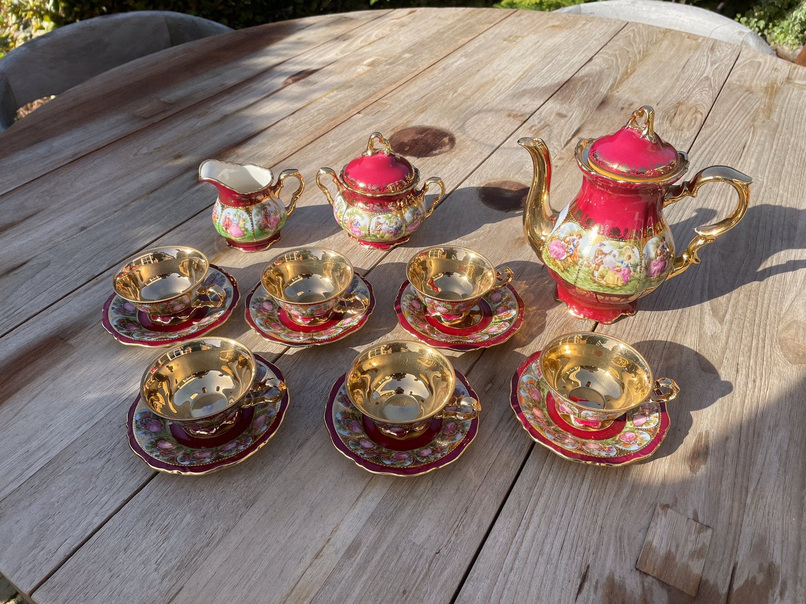 Bavaria Waldershof koffie- theeservies, Antiek en Kunst, Ophalen of Verzenden