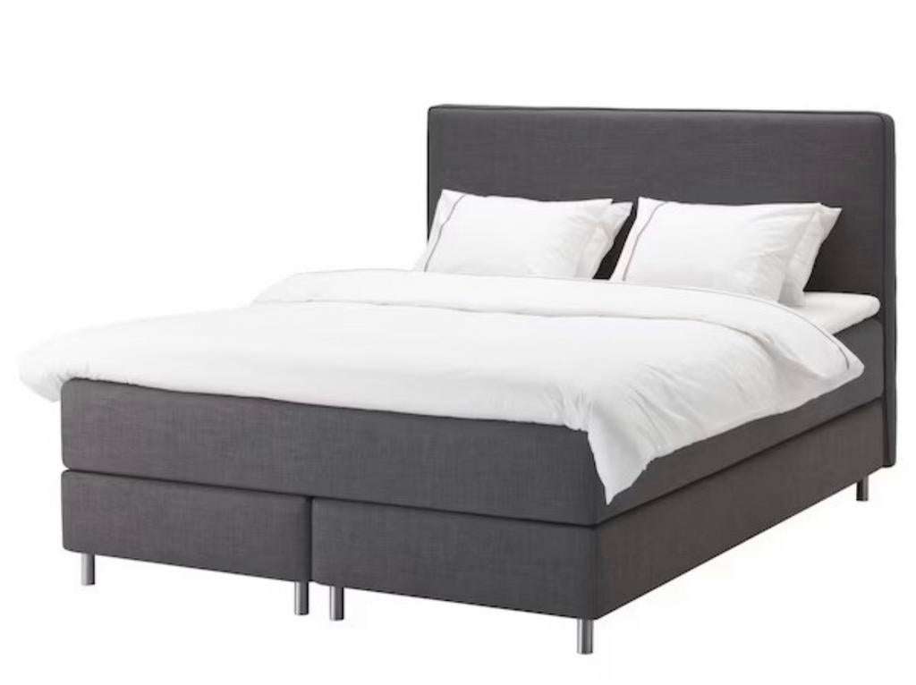 Dunvik ikea boxspring 160 GRATIS, Ophalen, Zo goed als nieuw