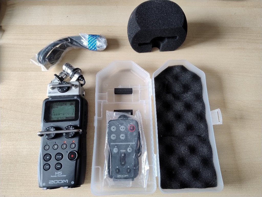 Zoom H5 portable recorder, Audio, Tv en Foto, Professionele apparaten, Ophalen of Verzenden, Gebruikt, Audio