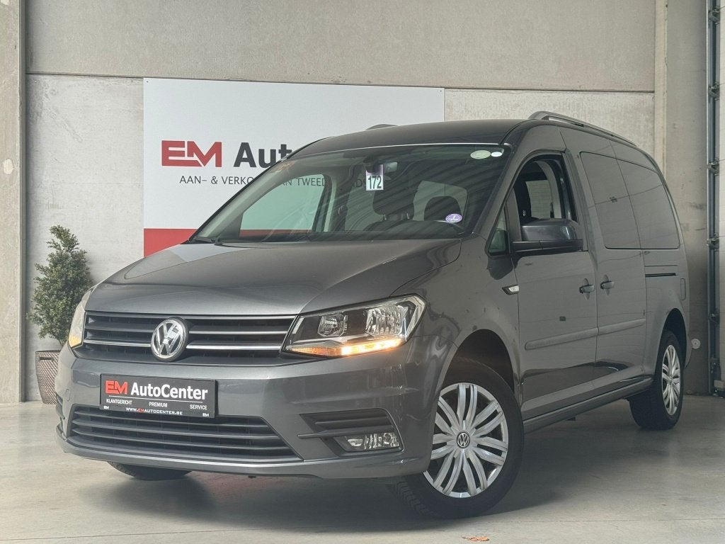 Volkswagen Caddy 1.4 TSI Maxi Long 7 Plaats Airco-Zetelv., Auto's, Voorwielaandrijving, 4 cilinders, 7 zetels, Handgeschakeld