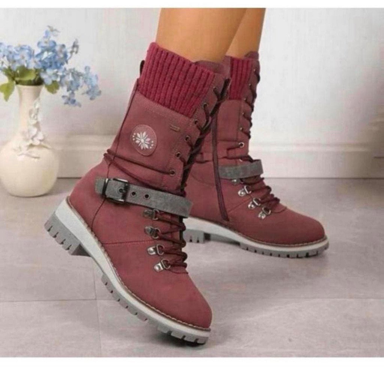 Bottes et bottines d'hiver ultra-chaudes, rouge 41 nouvelles, Enlèvement ou Envoi, Bottes hautes, Neuf, Rouge