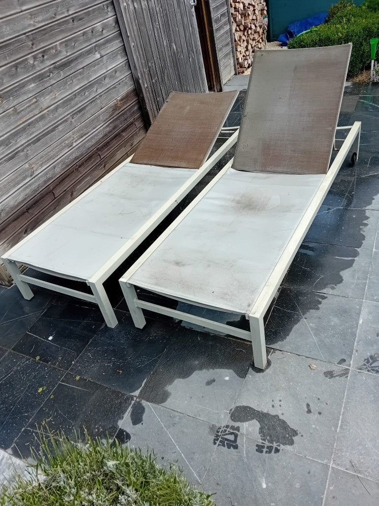 ligbed tuin, Jardin & Terrasse, Enlèvement, Utilisé, Aluminium