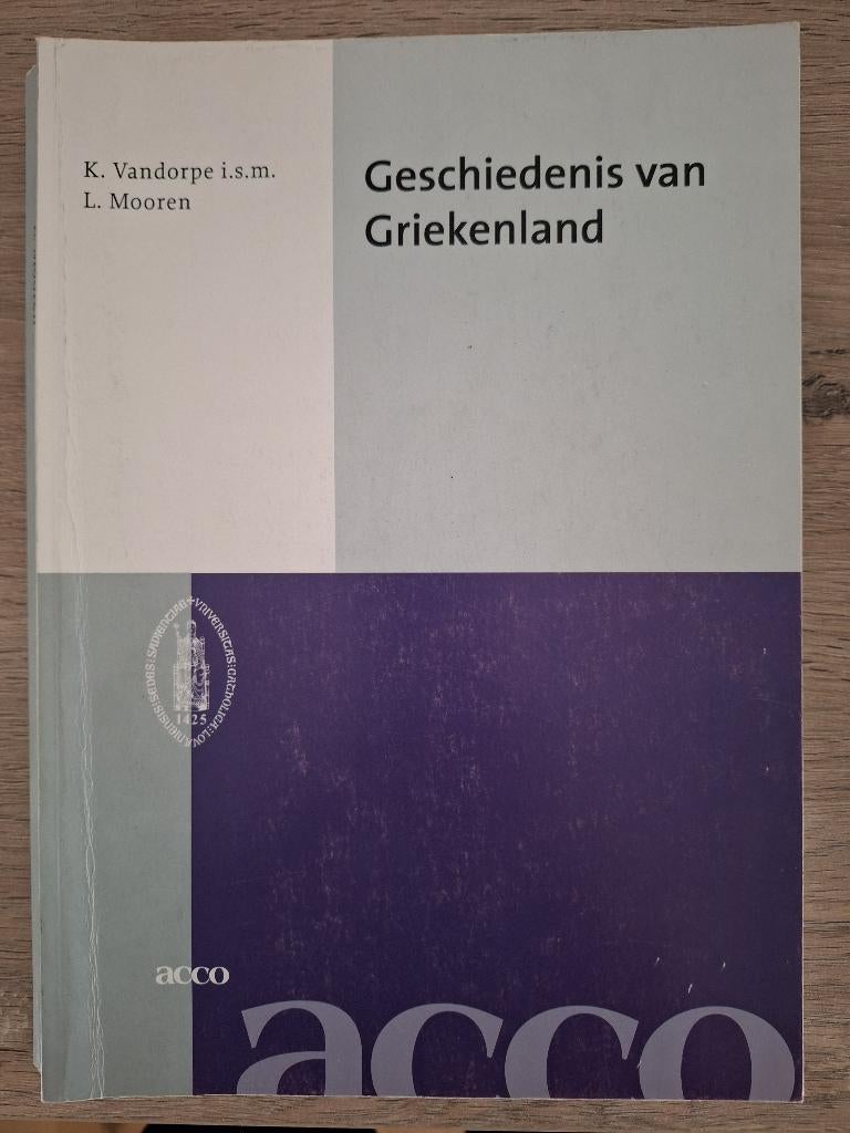Cursus geschiedenis van griekenland, Boeken, Ophalen of Verzenden, Gelezen, Hogeschool