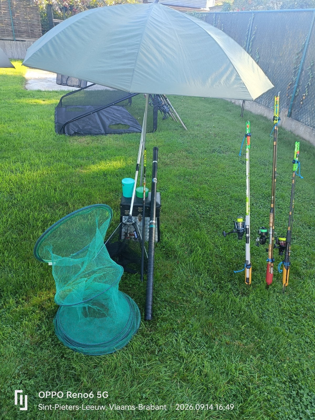 Petit lot de pêche à la truite, Enlèvement