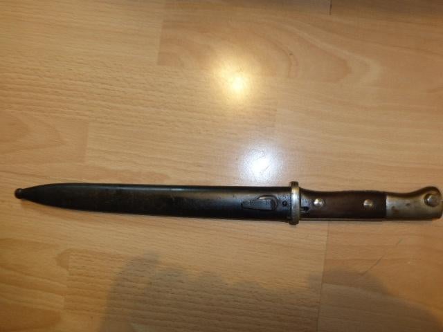 Baionnette Mauser Allemande 84/98 2e type Odeon ww1, Collections, Objets militaires | Général, Envoi, Armée de terre, Couteau ou Poignard