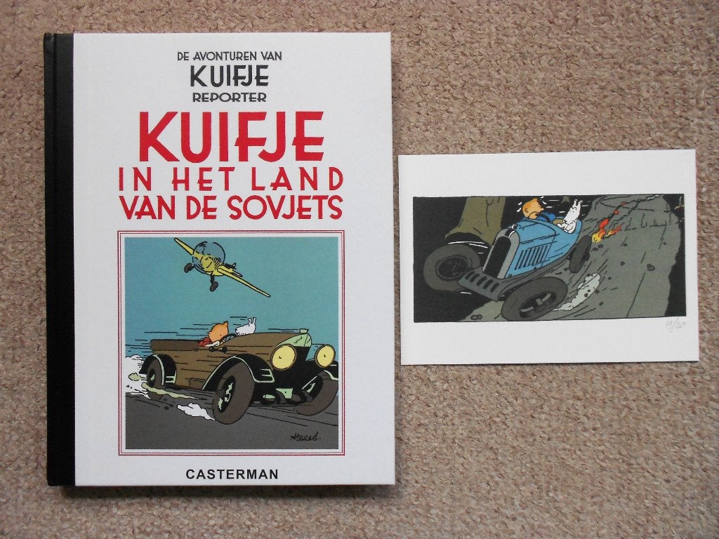 Kuifje - In het Land van de Sovjets -hc +ex-libris 19 van 20, Boeken, Eén stripboek, Nieuw, Ophalen of Verzenden, Herge