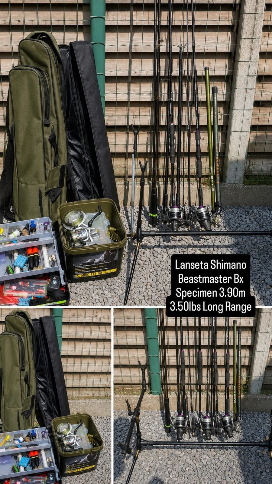 Complete vissen set, Ophalen, Zo goed als nieuw