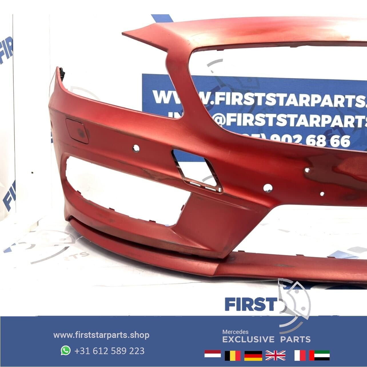W176 BUMPER AMG LINE VOORBUMPER ORIGINEEL Mercedes A Klasse, Gebruikt, -, Voor, Ophalen of Verzenden
