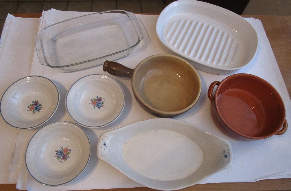 lot ovenschalen (sommige nieuw), Ophalen, Zo goed als nieuw, Schaal of Schalen