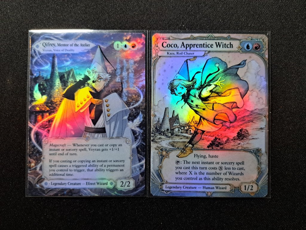 MTG Qifrey + Coco Skin, Hobby & Loisirs créatifs, Enlèvement ou Envoi, Comme neuf, Plusieurs cartes, Foil