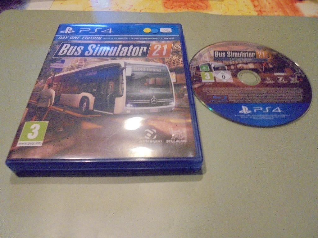 Playstation 4 Bus Simulator 21 (orig), Consoles de jeu & Jeux vidéo, Jeux | Sony PlayStation 4, 1 joueur, Envoi, Utilisé, À partir de 3 ans