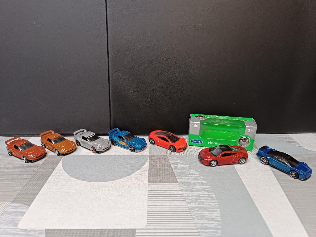 Honda NSX - Acura - S2000 - Hot Wheels - Hotwheels -Tuning, Verzamelen, Automerken, Motoren en Formule 1, Zo goed als nieuw, Auto's