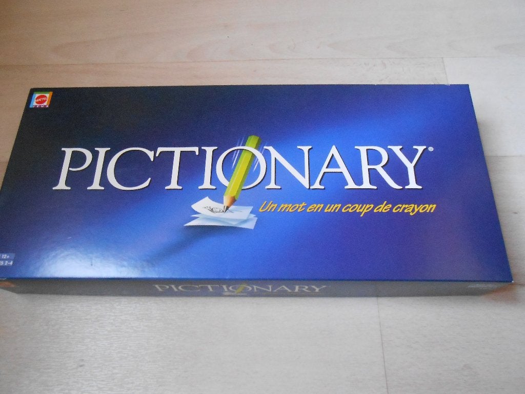 jeu de sociétè Pictionary, 1 ou 2 joueurs, Enlèvement, Comme neuf, Autre