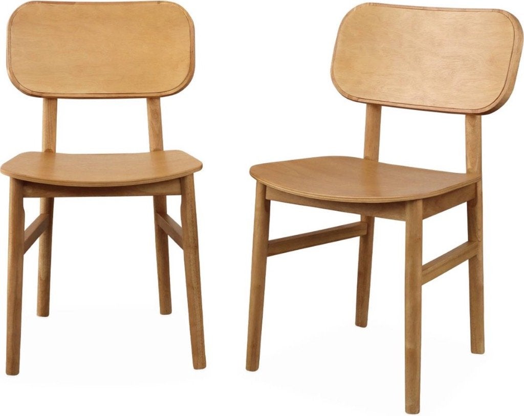 deux chaises en bois modèle scandinave, Maison & Meubles, Chaises, Autres couleurs, Comme neuf, Deux, Enlèvement