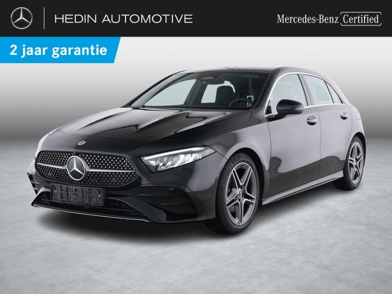 Mercedes-Benz A-Klasse 180 Hatchback AMG Line | Smartphone I, Auto's, Stof, 136 pk, Zwart, Bedrijf