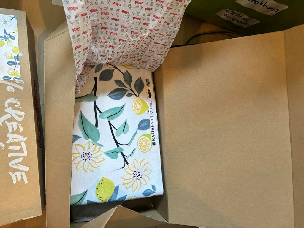Naaipakket Katja alle toebehoor en patroon via QR-code, Ophalen, Nieuw