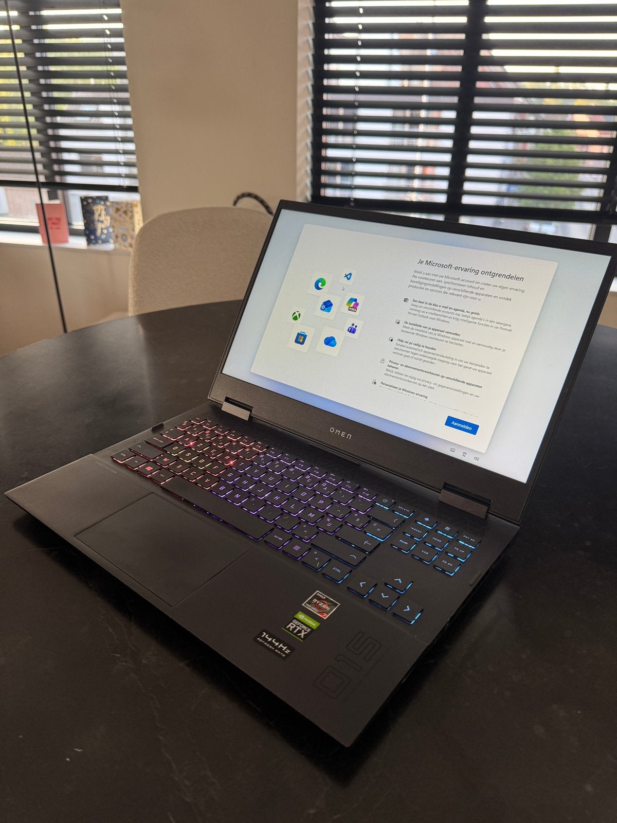 (Game)Laptop HP Omen, Computers en Software, Windows Laptops, Ophalen, Met videokaart, 15 inch, Zo goed als nieuw