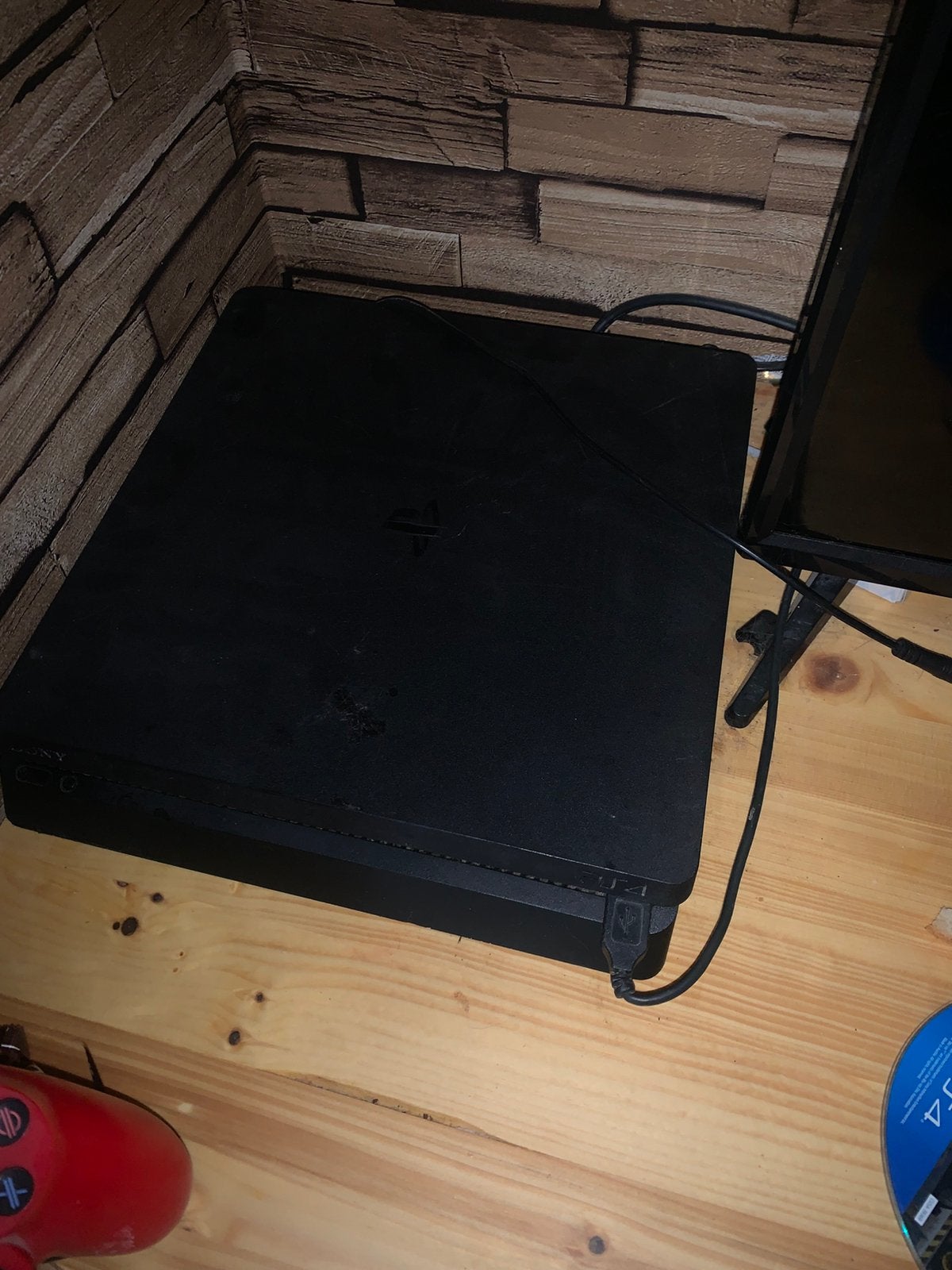 Ps4 slim 500GB werkt goed, Games en Spelcomputers, Spelcomputers | Sony PlayStation 4, Ophalen, Met 1 controller, Slim, 500 GB