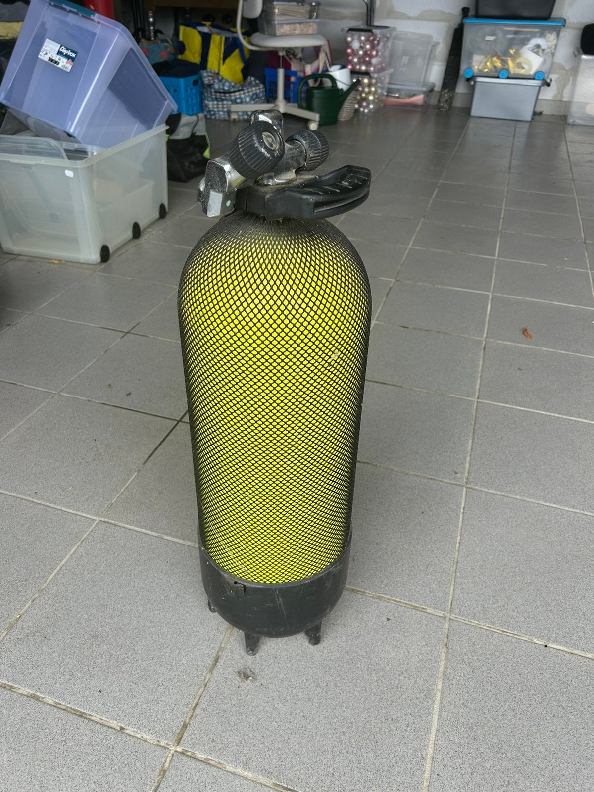 Duikfles, Ophalen, Zo goed als nieuw, Duikfles