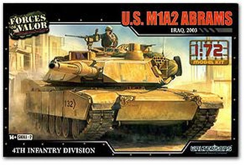 FORCES OF VALOR 873005A ABRAMS M1A2 IRAG 2003 échelle 1/72, Neuf, Autres marques, 1:50 ou moins, Tank