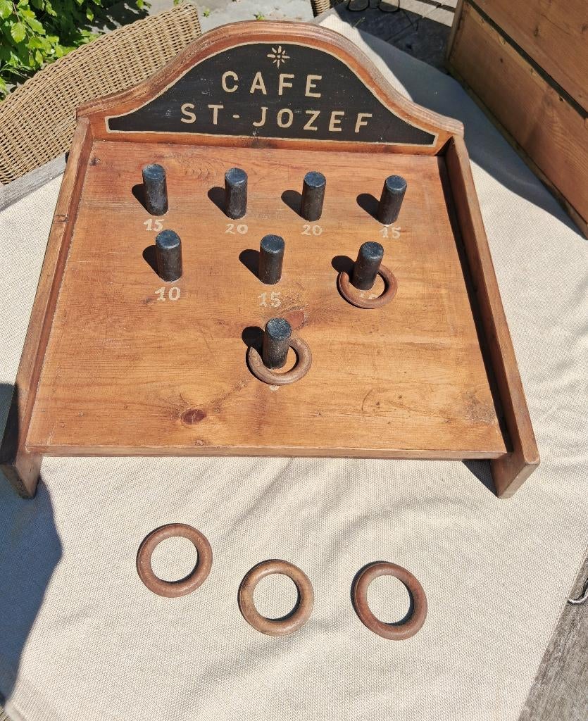 Jeu de ring ancien, jeu de lancer, Enlèvement