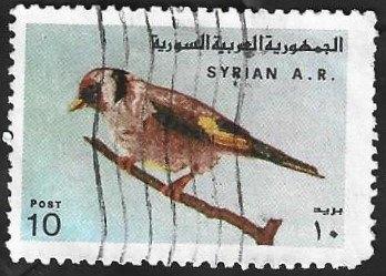 1 Postzegel Syrië 1978 Vogels, Timbres & Monnaies, Timbres | Asie, Enlèvement ou Envoi, Affranchi, Moyen-Orient
