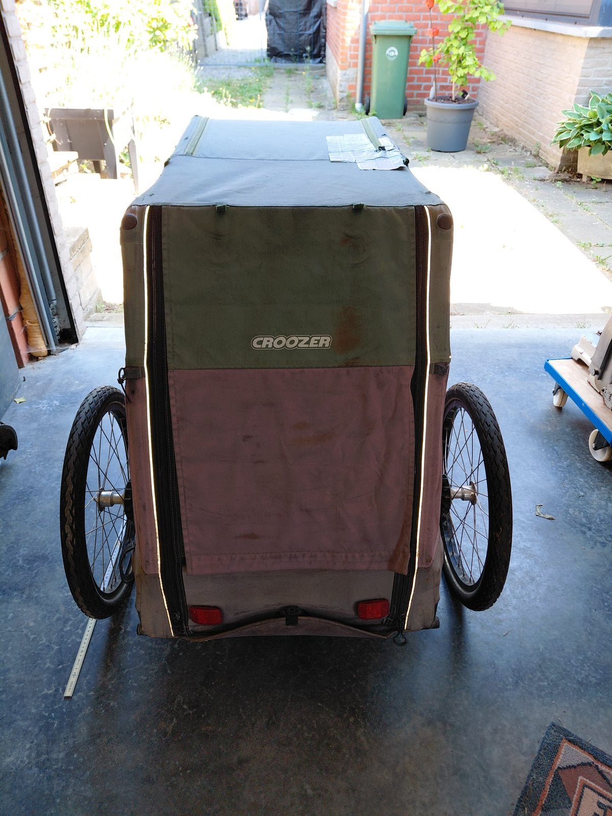 Hondenkar fiets, Ophalen, Gebruikt