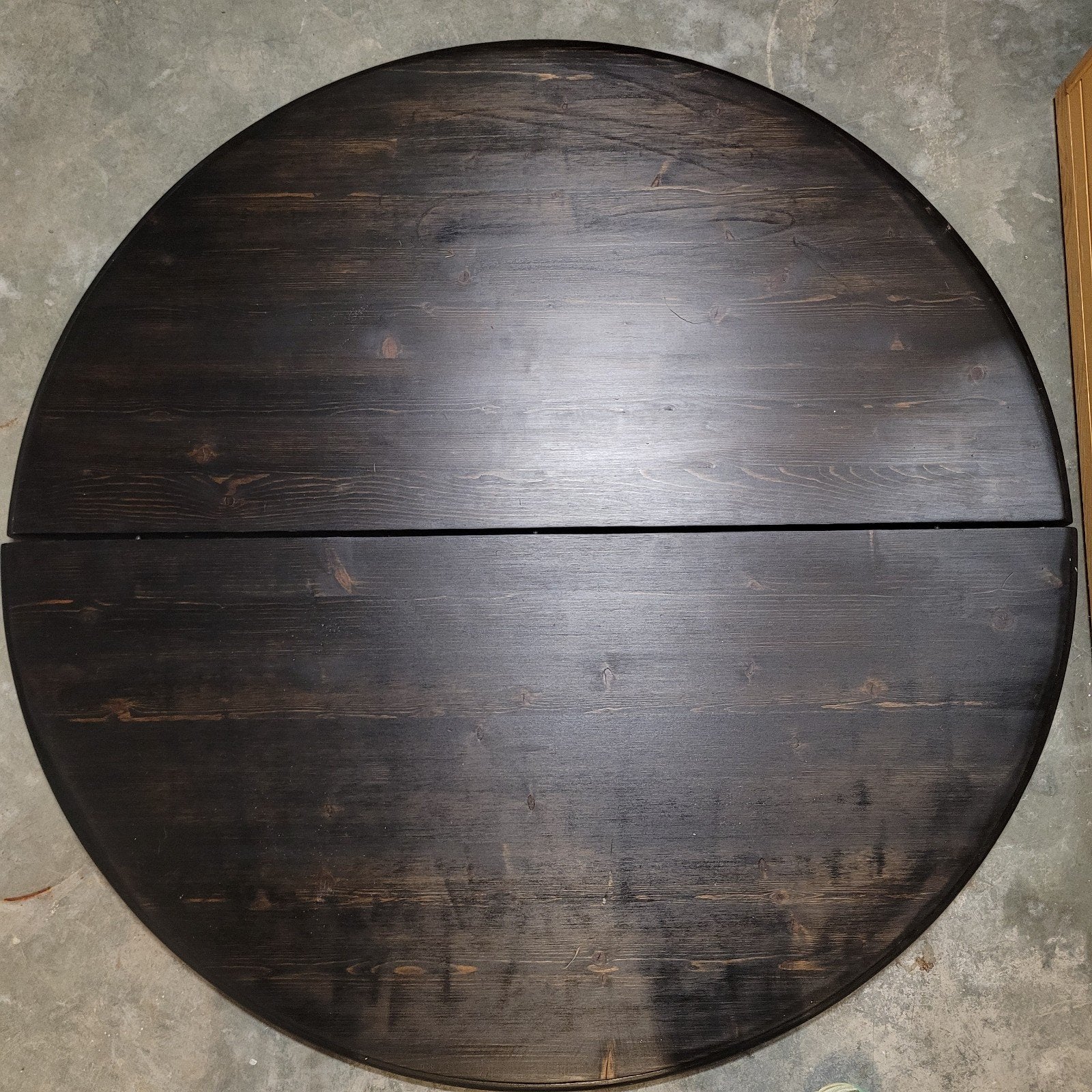Tafel met 4 stoelen, Huis en Inrichting, Ophalen, Gebruikt, Rond, Landelijk