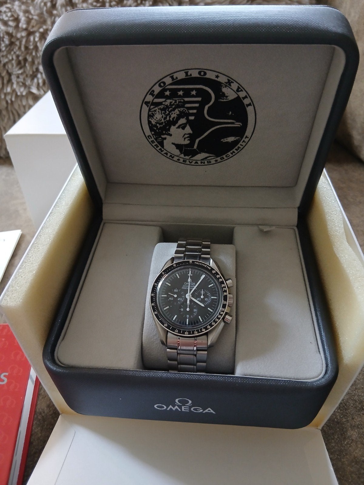 Omega Speedmaster Professional Cernan Apollo xvll, Handtassen en Accessoires, Horloges | Heren, Ophalen, Omega