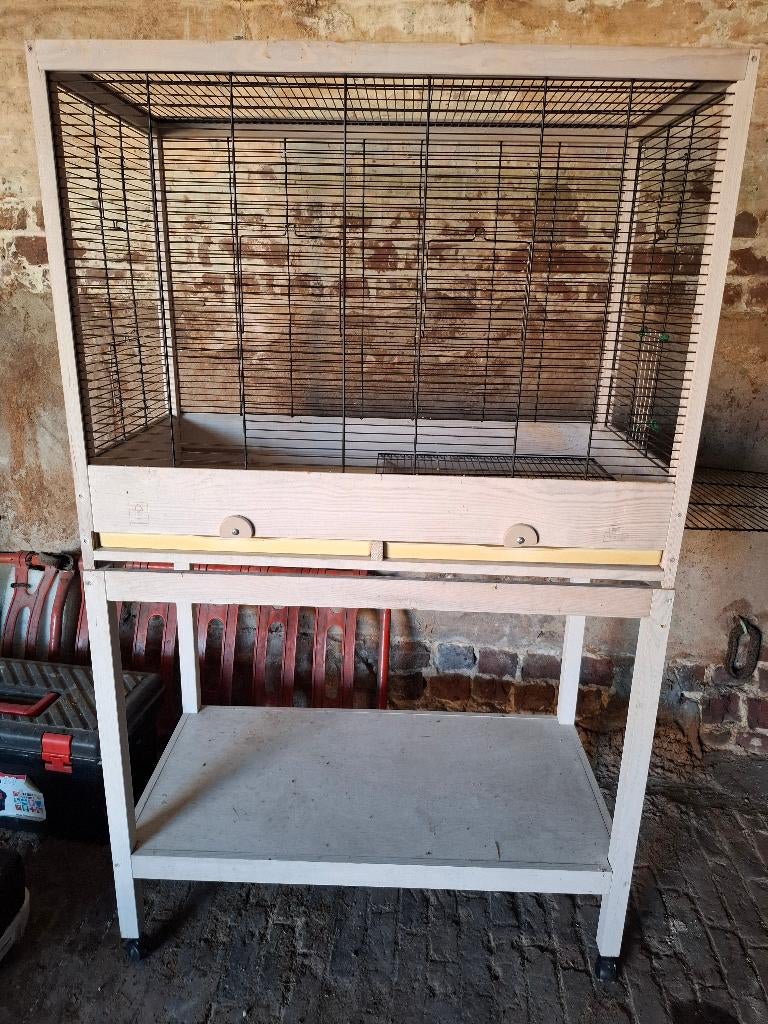 Vogelkooi, Dieren en Toebehoren, Ophalen, Gebruikt, Hout, Vogelkooi