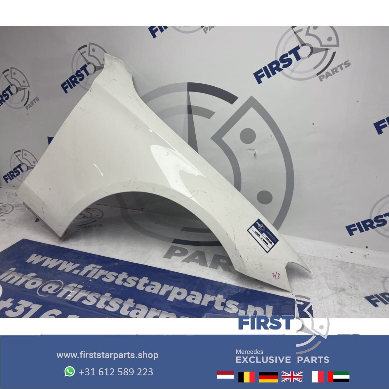 W213 ZIJSCHERM LINKS Mercedes E Klasse LINKER VOORSCHERM SPA, Garde-boue, Utilisé, -, Gauche