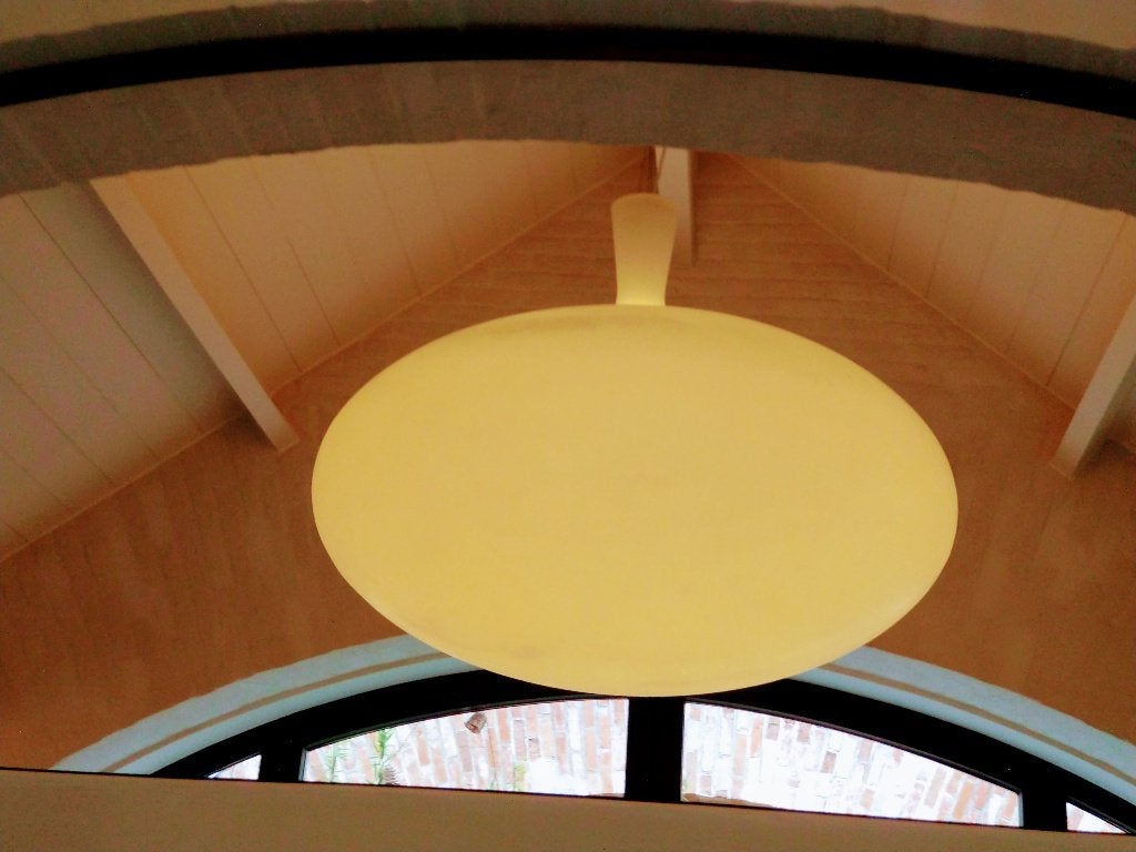 desing lamp XXL hang of staanlamp, Huis en Inrichting, Lampen | Overige, Ophalen, Zo goed als nieuw, Modern desing