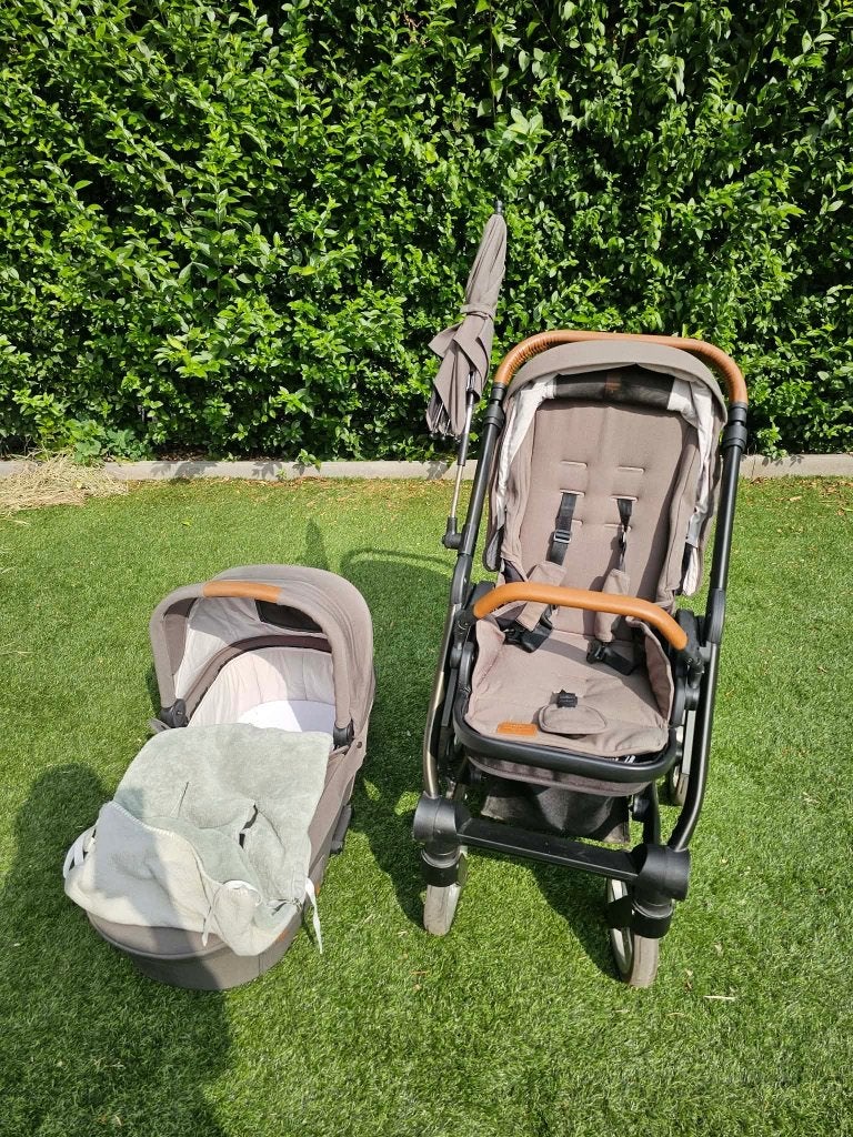 Wandelwagen mutsy nio green, Kinderen en Baby's, Kinderwagens en Combinaties, Ophalen, Gebruikt, Mutsy, Verstelbare duwstang